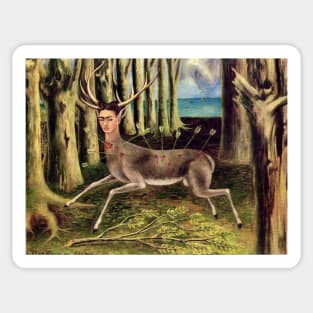 The Wounded Deer by Frida Kahlo Sticker